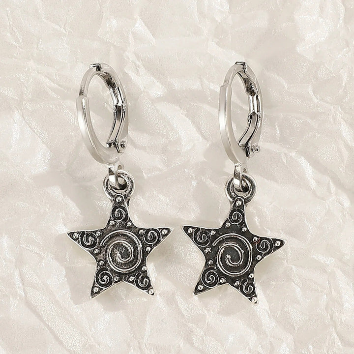 Heart-Inspired Cross Dangle Earrings Kalsten
