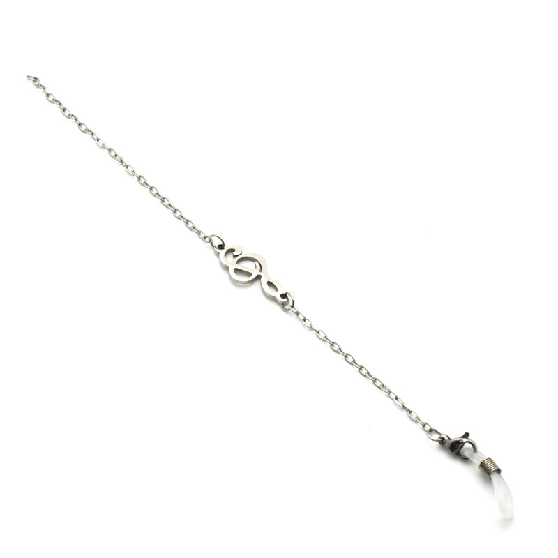 Artistic Silver Eyewear Chain Kalsten