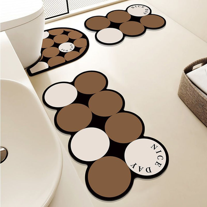 Geometric Design Bath Mat Kalsten