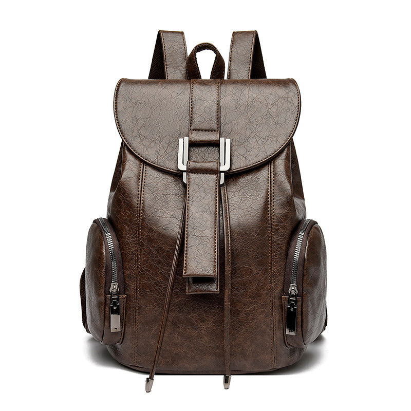 Retro Chic Vegan Leather Backpack Kalsten