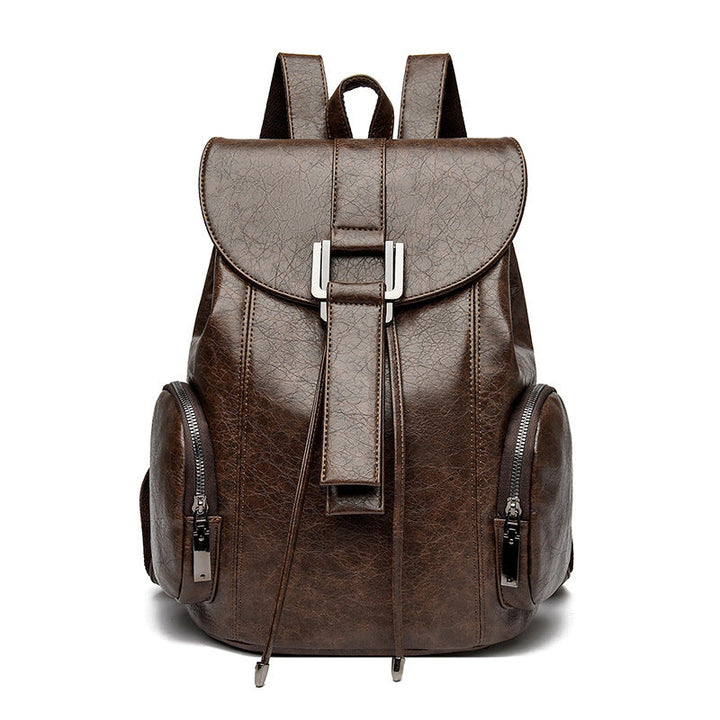 Retro Chic Vegan Leather Backpack Kalsten