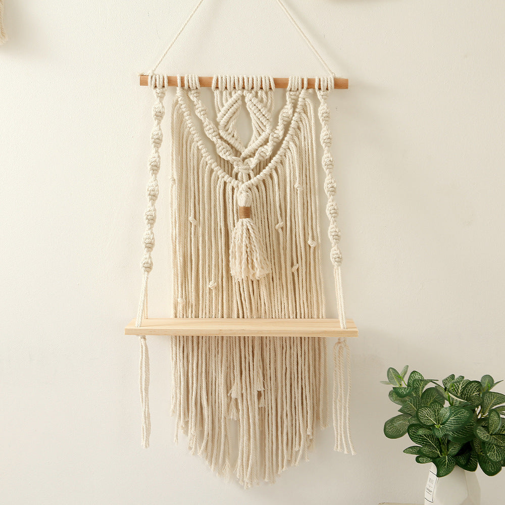 Decorative Macrame Shelf Acalora