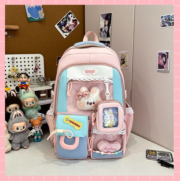 Cute Plush School Backpack