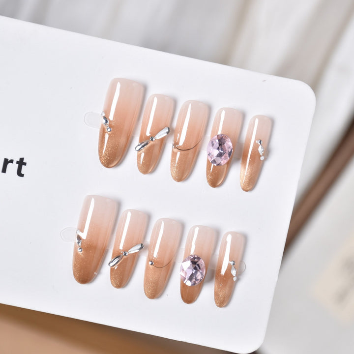 Decorative Animal Print Press-On Nail Set Kalsten