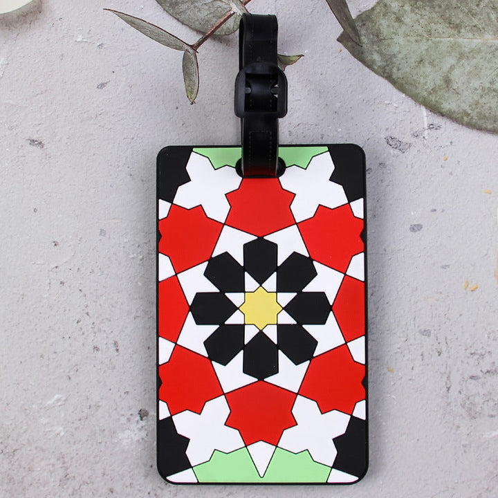 Geometric Pattern Luggage Tag Kalsten