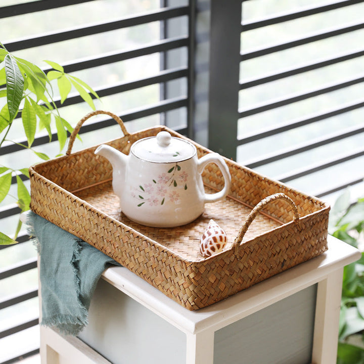 Unisex Handwoven Serving Tray Kalsten