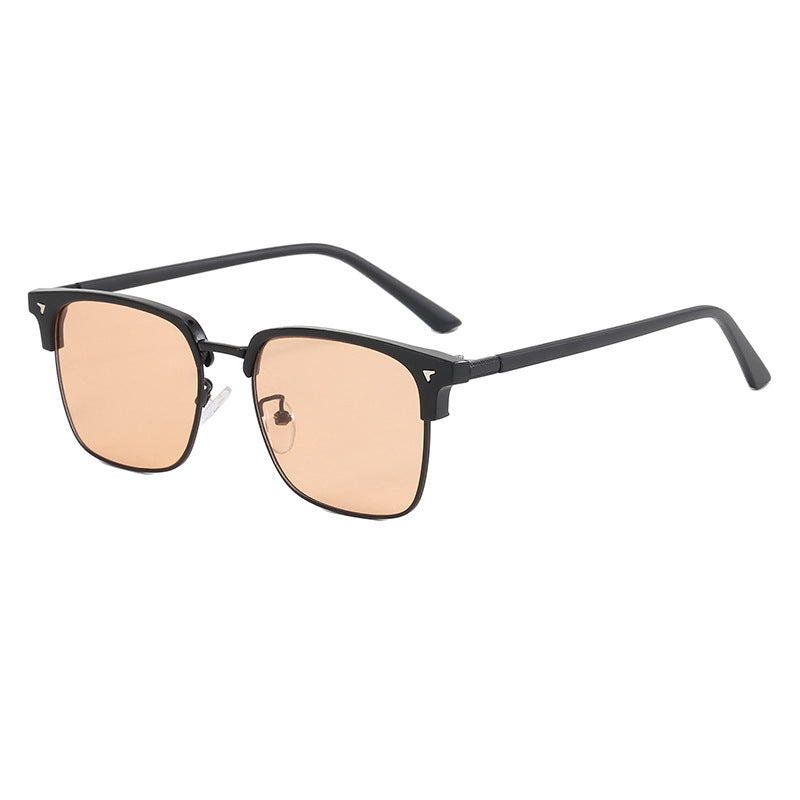Ladies elegant square glasses with lightweight metal frame Kalsten