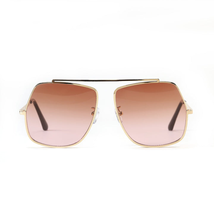 Women's polygonal sunglasses with elegant, state-of-the-art frame Kalsten
