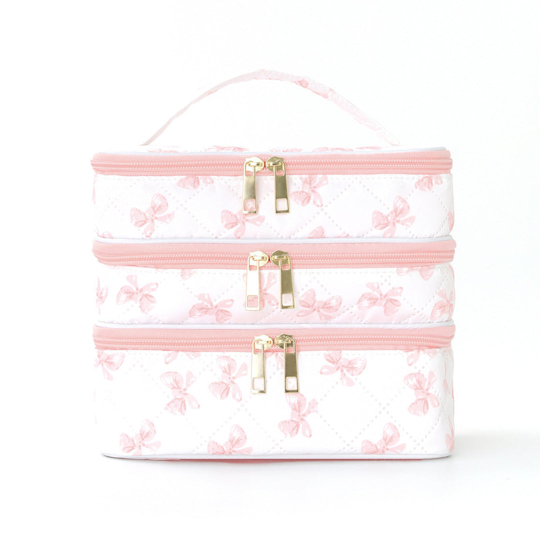 Cosmetic organizer bag with multiple compartments Kalsten