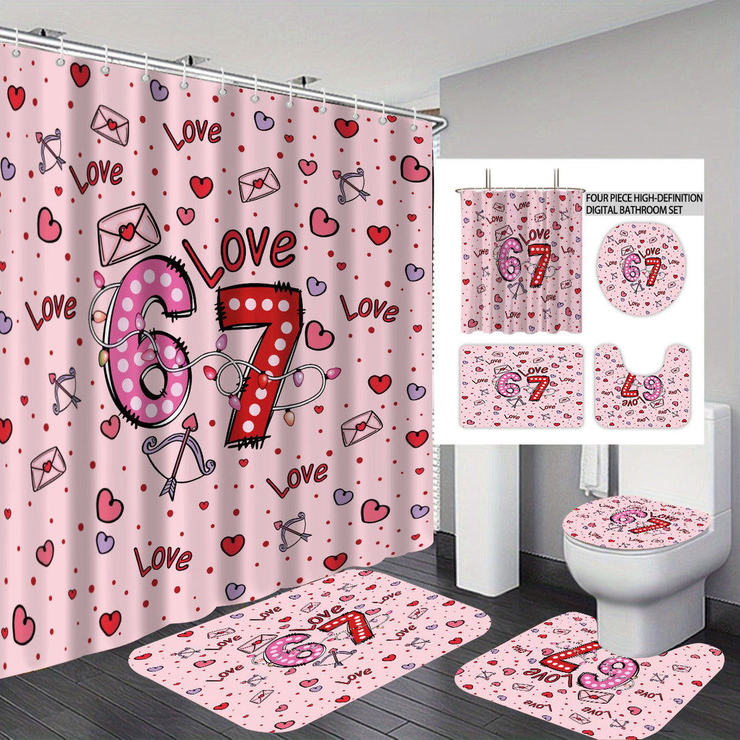 Colorful Dessert-Themed Bathroom Set Kalsten