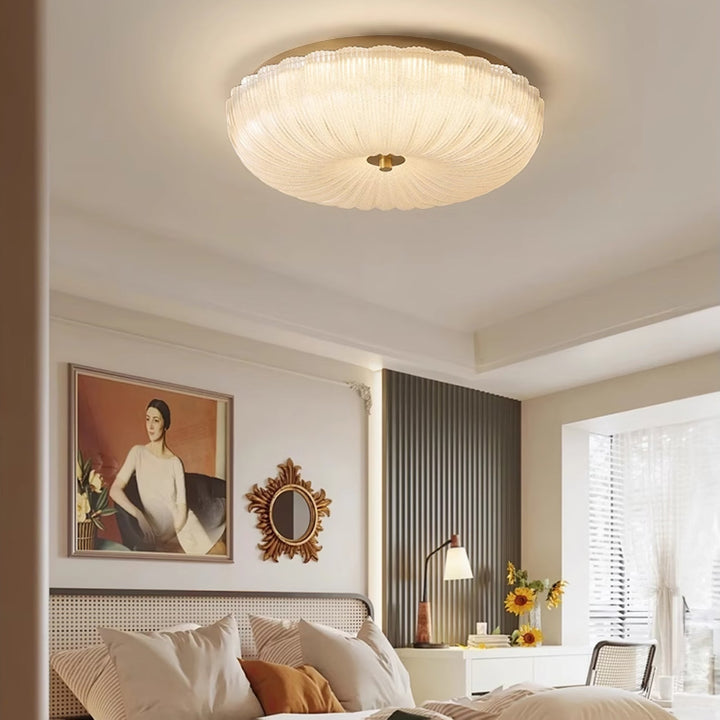 Frosted Glass Ceiling Light 15.7 in Warm Neutral Cool Indoor Lighting Modern Fixture | Kalsten