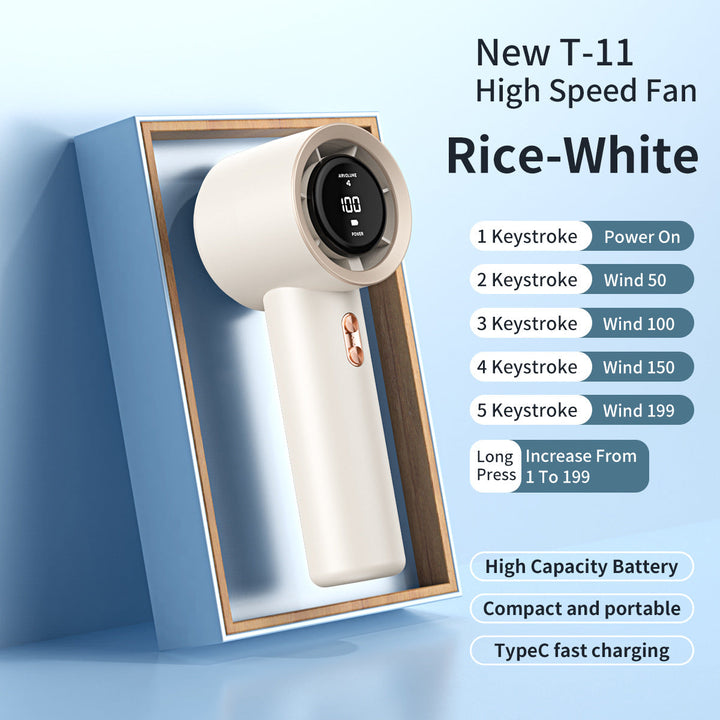Unisex Portable High-Speed USB Rechargeable Fan Kalsten