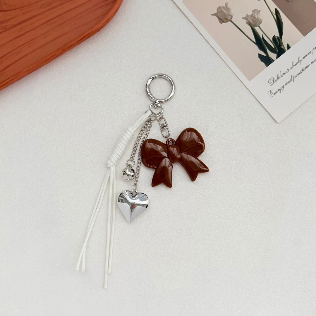 Elegant Bow Charm Keychain Kalsten