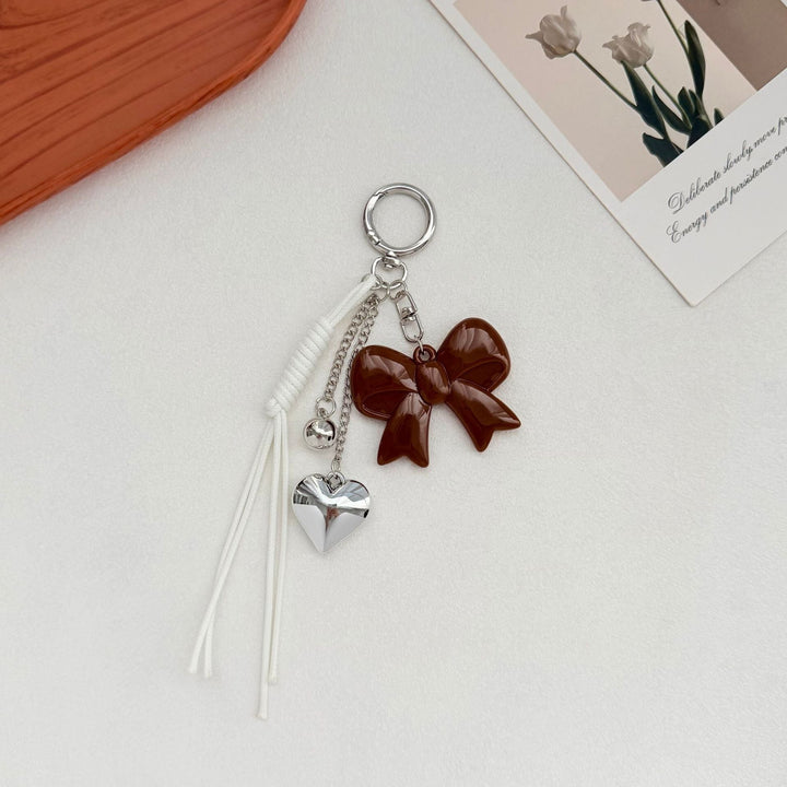 Elegant Bow Charm Keychain Kalsten