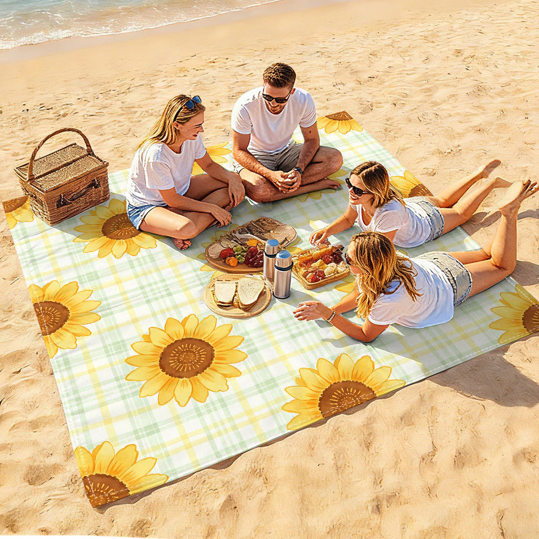 Mandala Design Beach Mat Kalsten