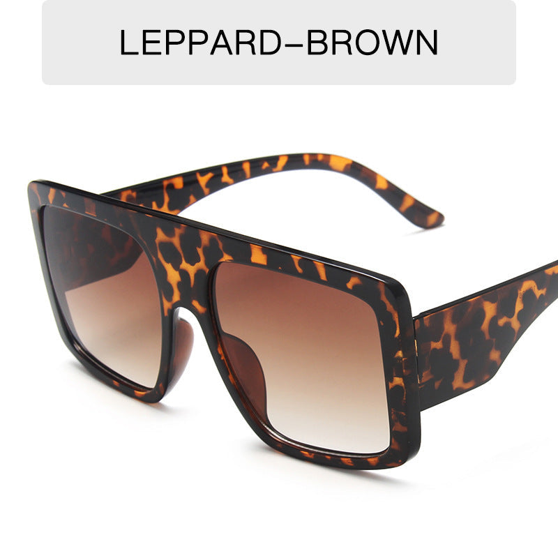 Women's oversized sunglasses with distinctive leopard print Kalsten
