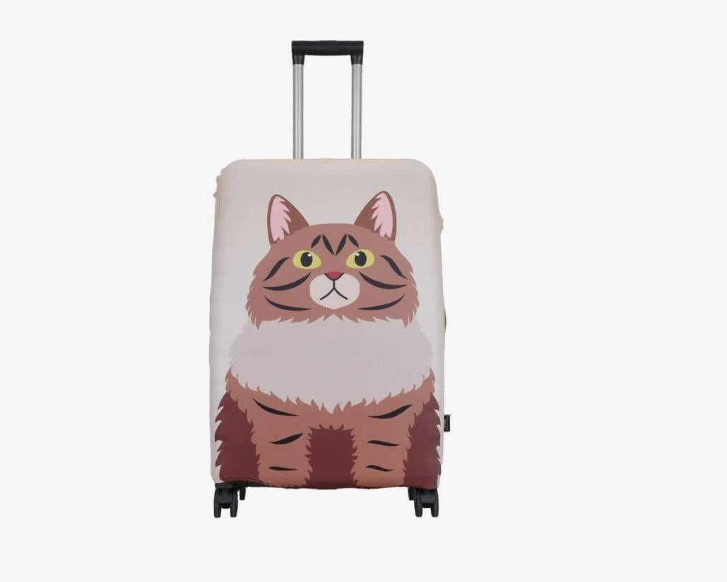 Unisex nan elastic suitcase cover with 3D dog design for trolley, stretchy and scratch-resistant Kalsten