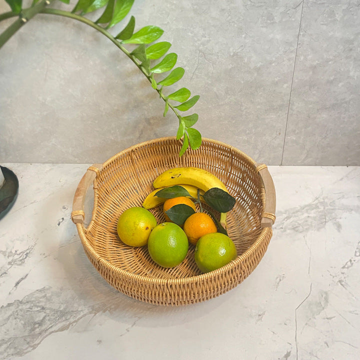 Women Round Handmade Basket Kalsten