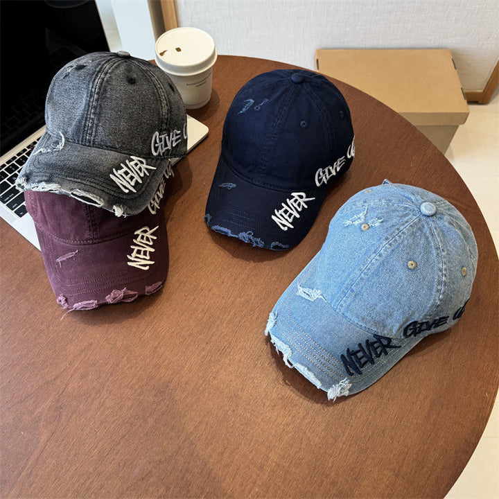 Unisex Distressed Graphic Baseball Cap Kalsten