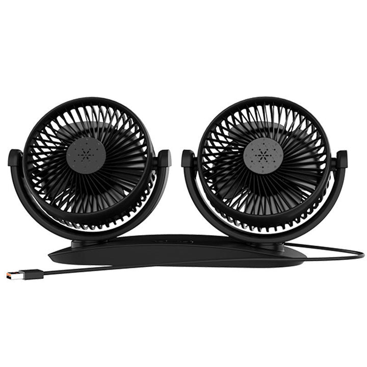 Dual-Head Rechargeable Desk Fan Kalsten