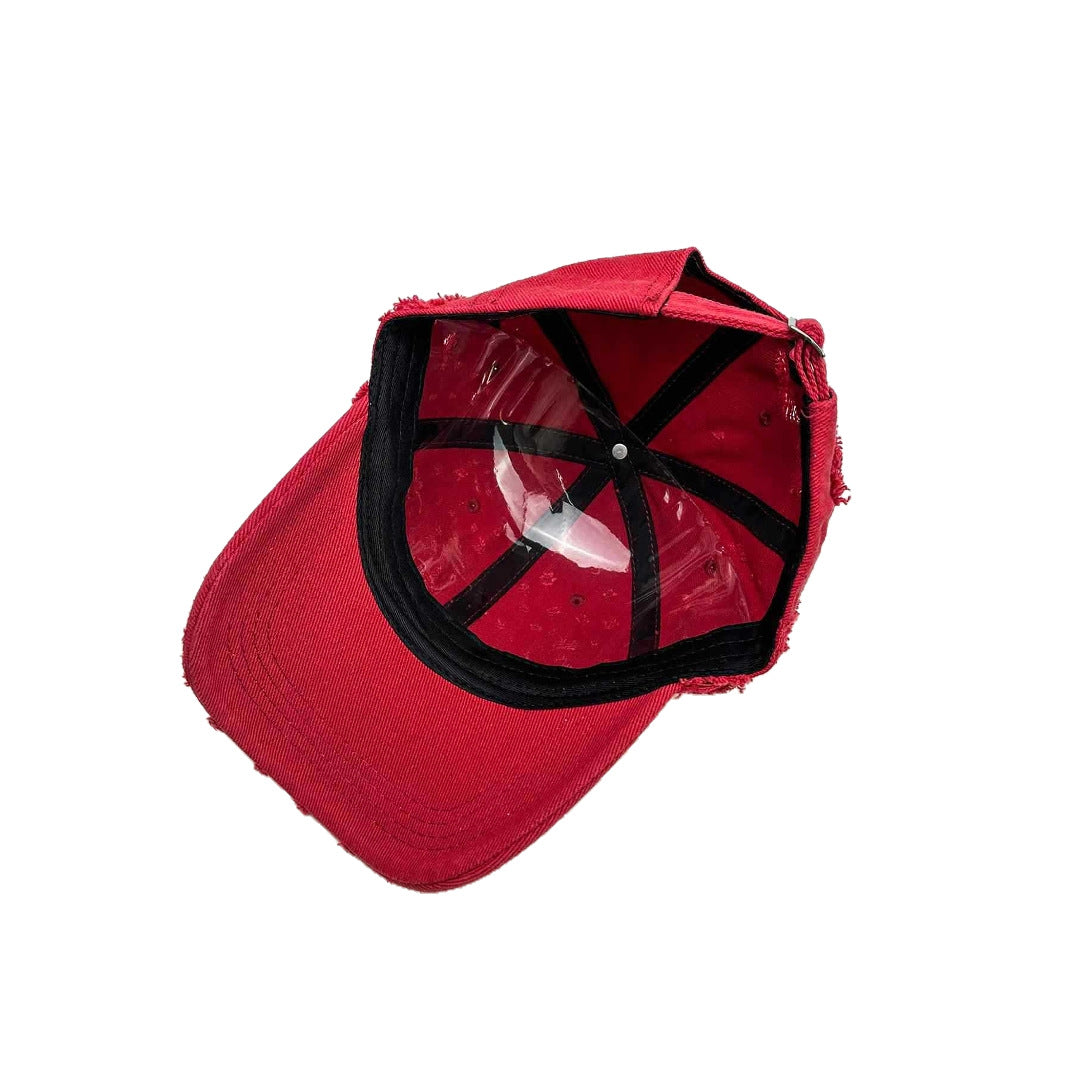 Women's Distressed Textured Baseball Cap Kalsten