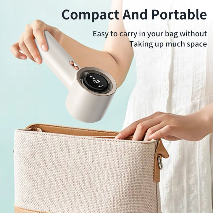 Unisex nan high performance compact rechargeable handheld fan with digital speed display Kalsten