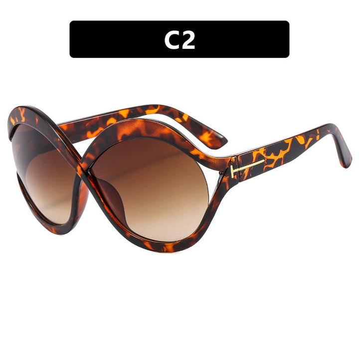 Women's extravagant Cat-Eye sunglasses with curved frame Kalsten