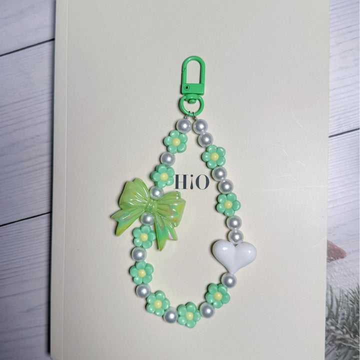 Decorative Floral Beaded Keychain kalsten