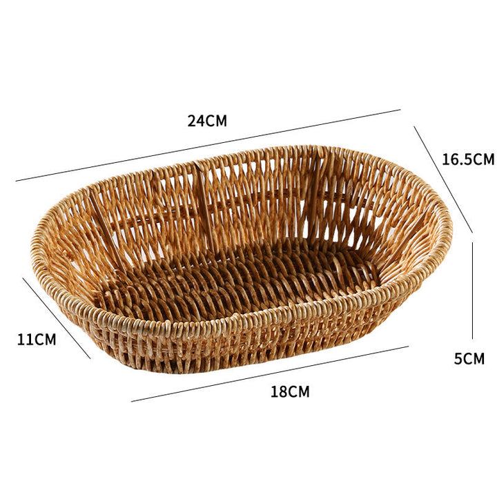 Handcrafted Woven Bread Basket Kalsten