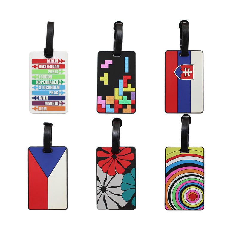 Unisex Travel-Themed Luggage Tag Kalsten