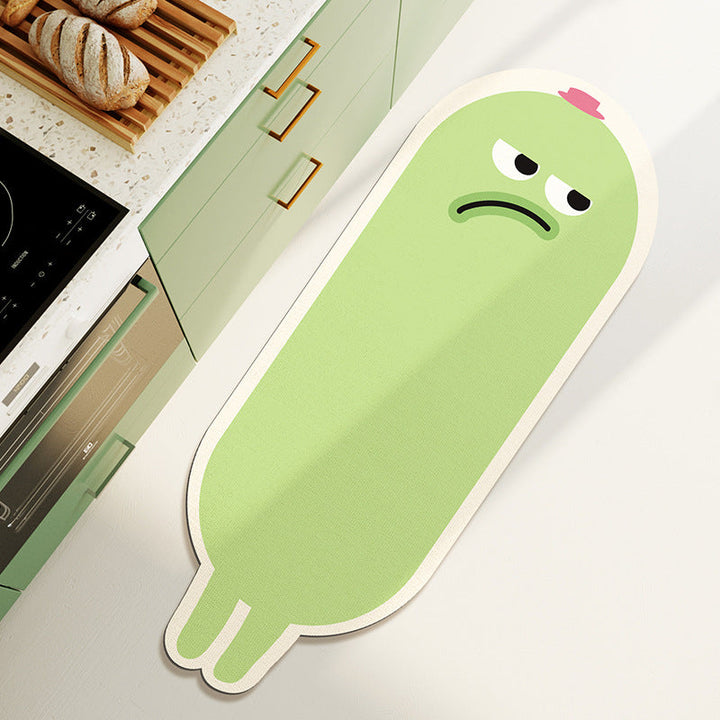 Cartoon Banana-Shaped Bath Mat