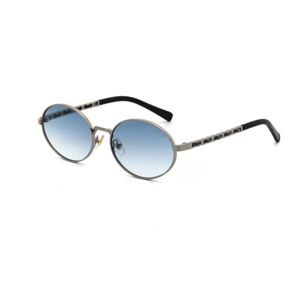 Women's elegant round sunglasses with luxurious frame and comfortable temples Kalsten