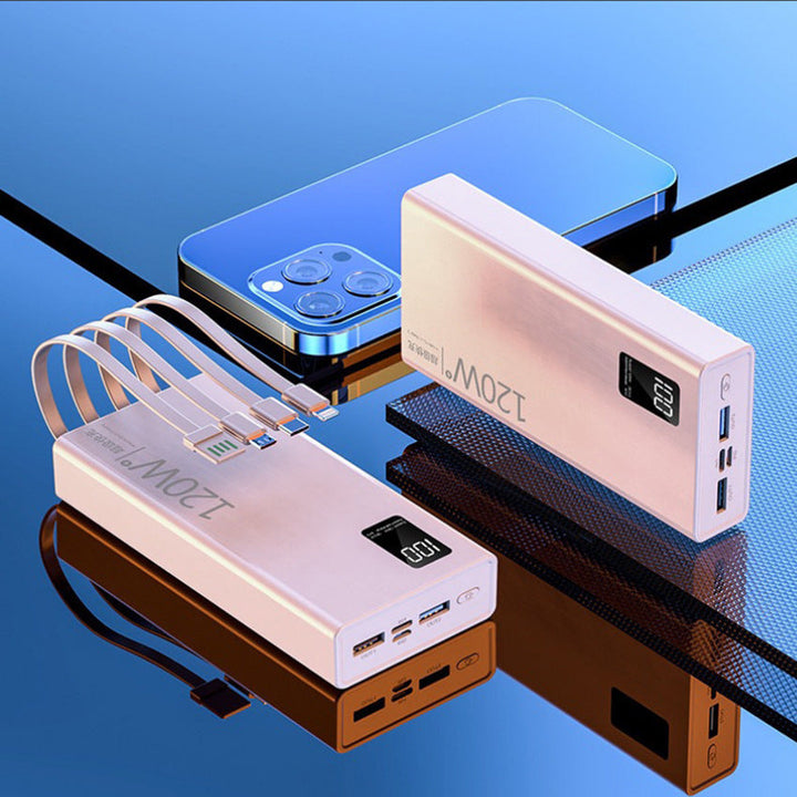 High-performance power bank with integrated fast charging ports and LCD display Kalsten