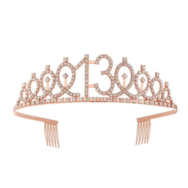 Women's Crystal-Embellished Tiara with Elegant Design Kalsten