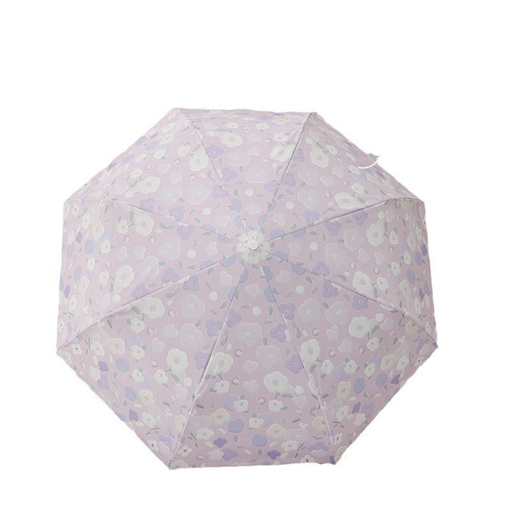 Women's Foldable Umbrella with Stylish Floral Design Kalsten