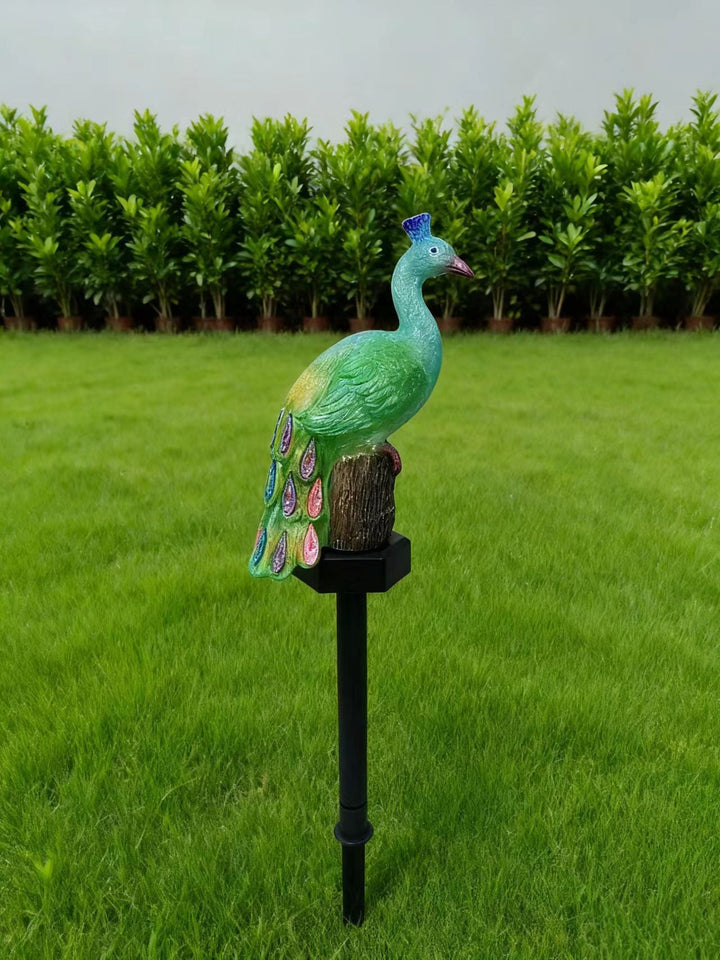 Whimsical Solar-Powered Squirrel Garden Stake Light With Integrated Solar Panel And Warm LED Glow Kalsten