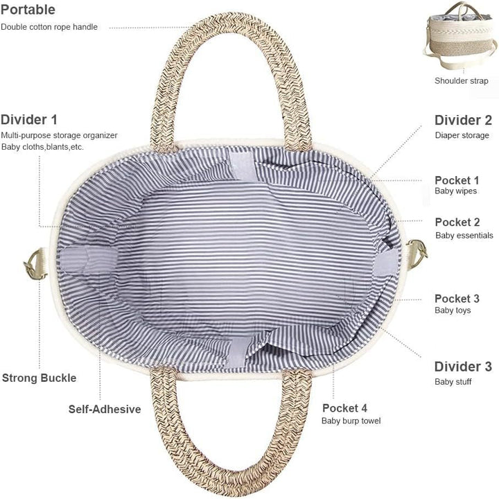 Women's versatile diaper bag with practical carrying system Kalsten