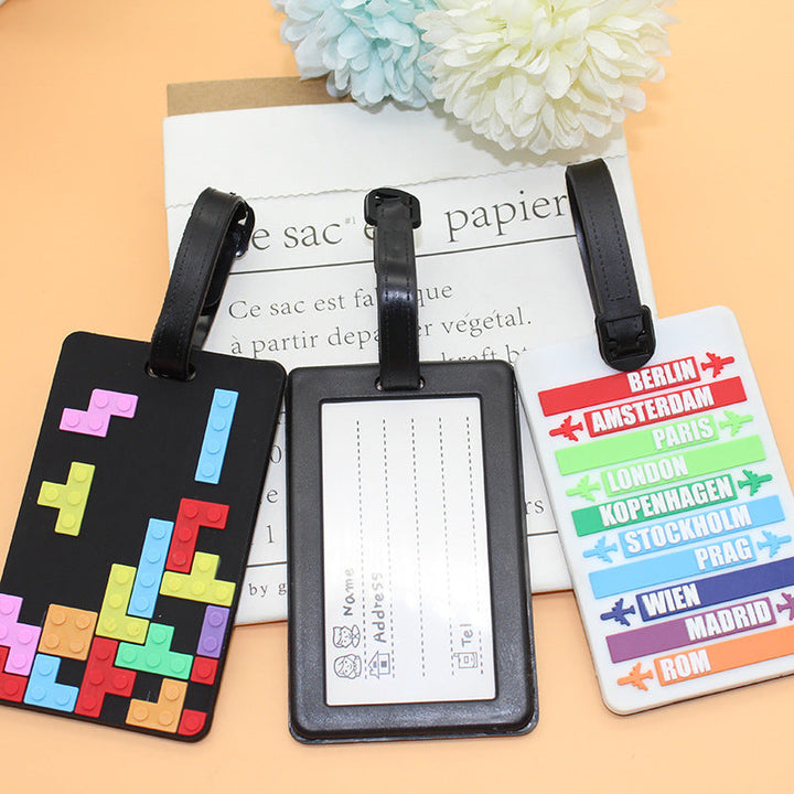 Unisex Travel-Themed Luggage Tag Kalsten