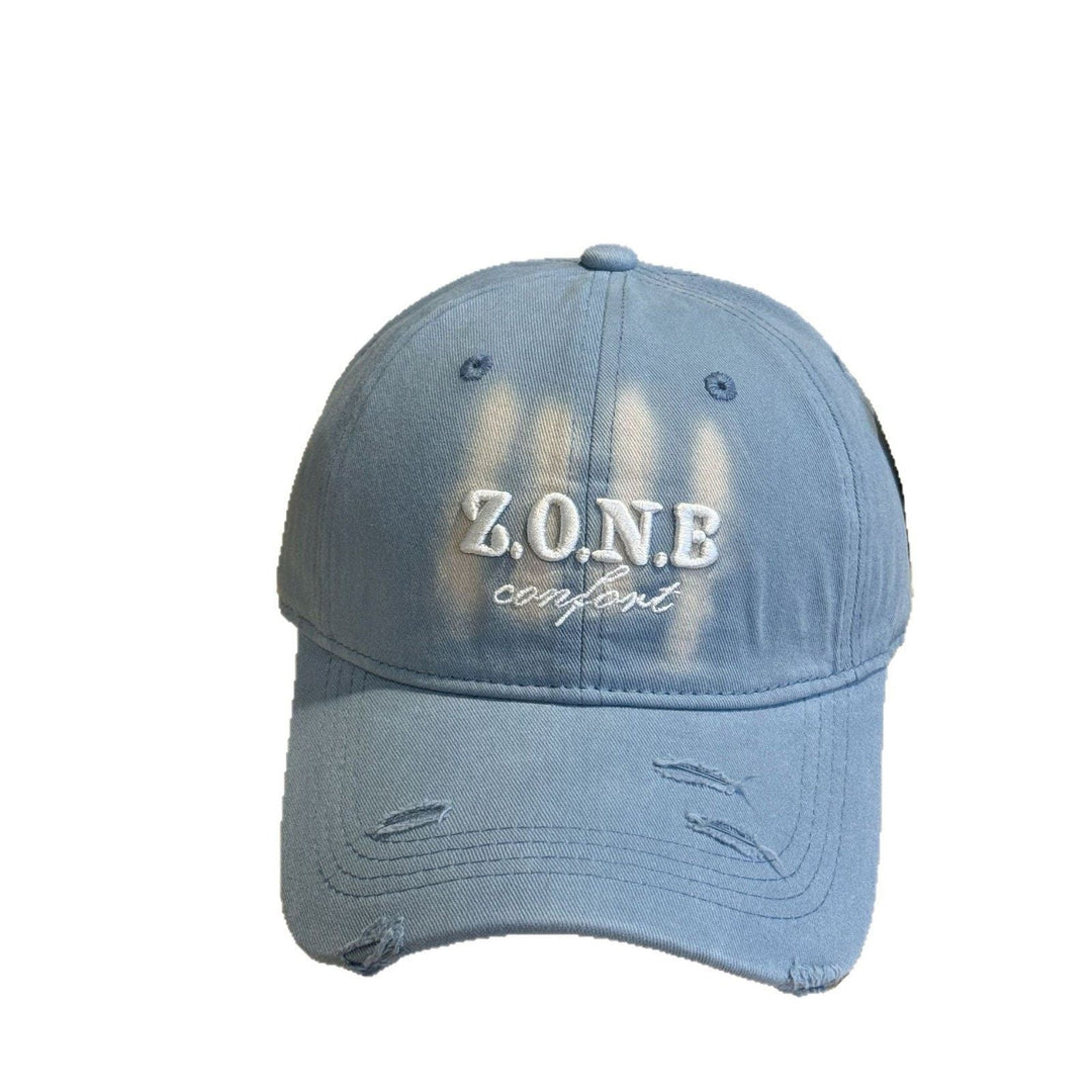 Unisex Distressed Cotton Baseball Cap Kalsten
