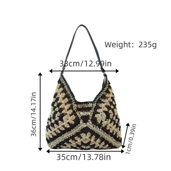 Woven Material Handbag Kalsten