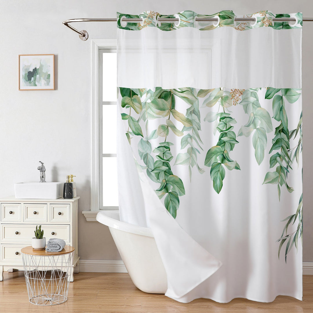 Floral Butterfly Shower Curtain Kalsten