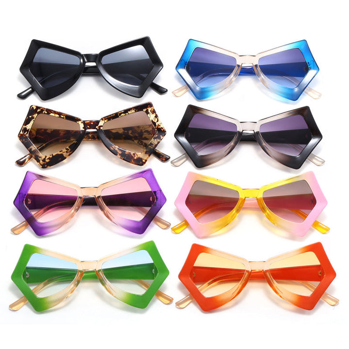 Women's polygonal sunglasses in extravagant design Kalsten