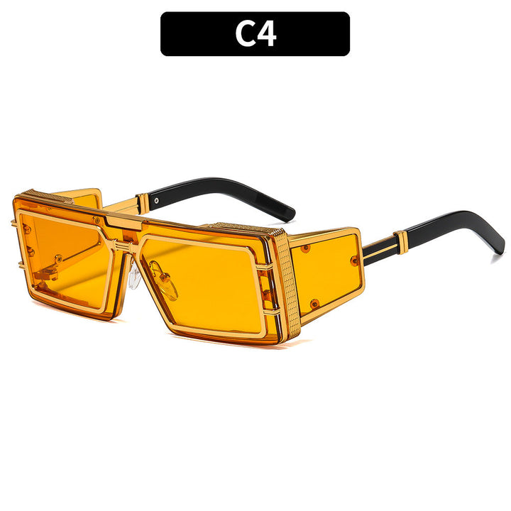 Women Geometric Oversized Sunglasses with Luxurious Frame Kalsten
