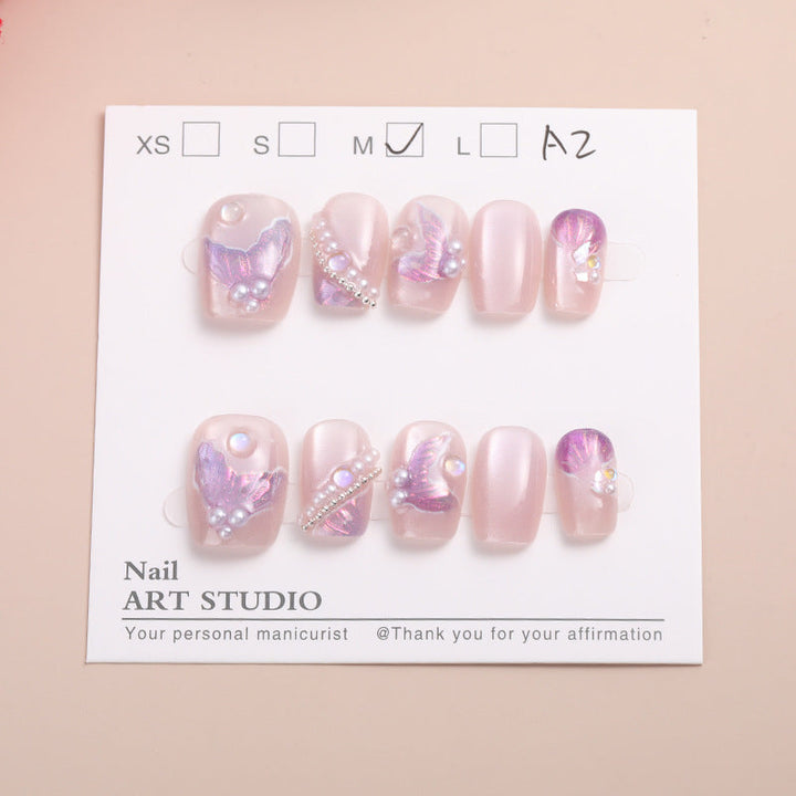 Artistic Press-On Nail Set Kalsten
