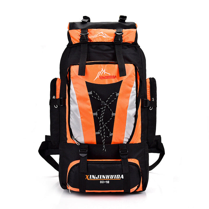 Unisex large trekking backpack with volume expansion and ergonomic carrying system Kalsten