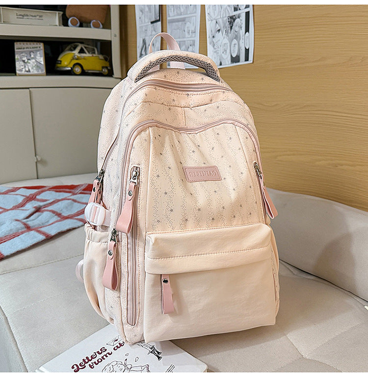 Multi-Compartment Casual School Backpack