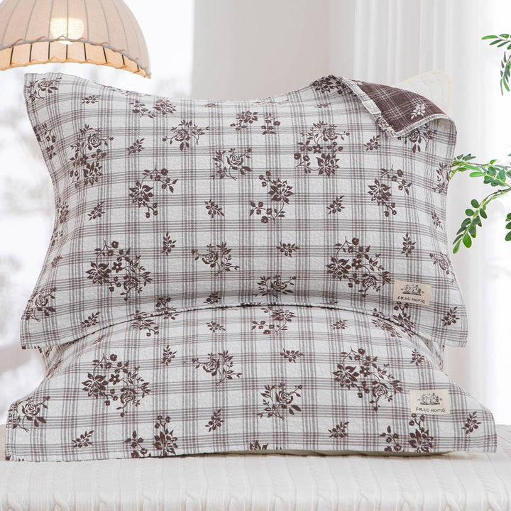 Women's pillowcase with modern checkered pattern Kalsten