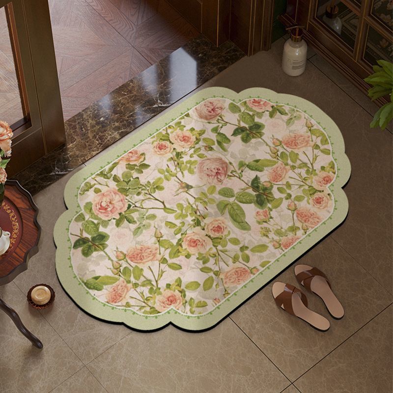 Floral Decorative Bath Mat Kalsten