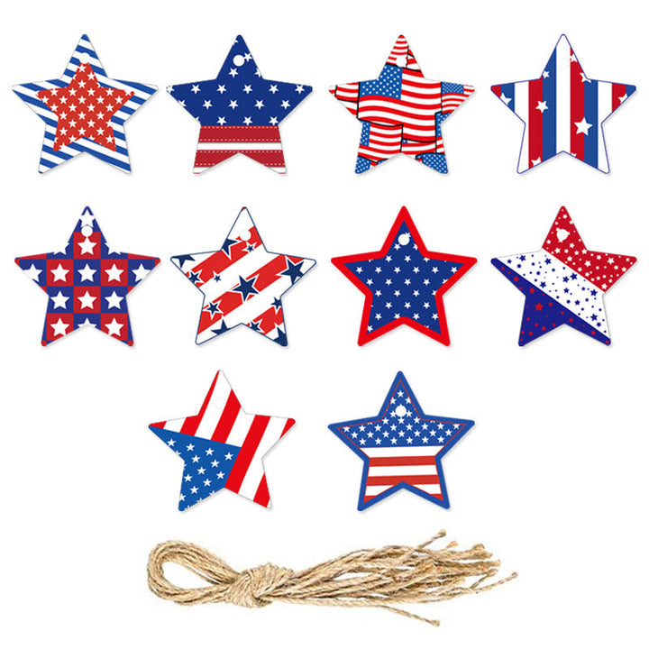 Unisex nan novelty patriotic party glasses assortment with themed foam toppers and mixed star and heart lens shapes Kalsten
