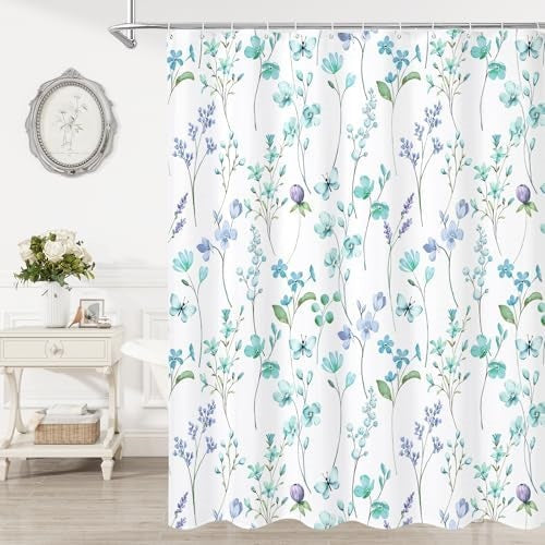 Floral Print Shower Curtain Kalsten